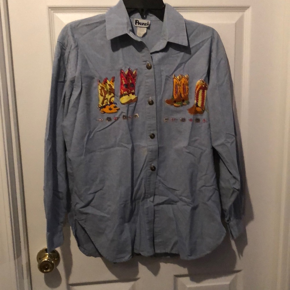 Women’s button down, western